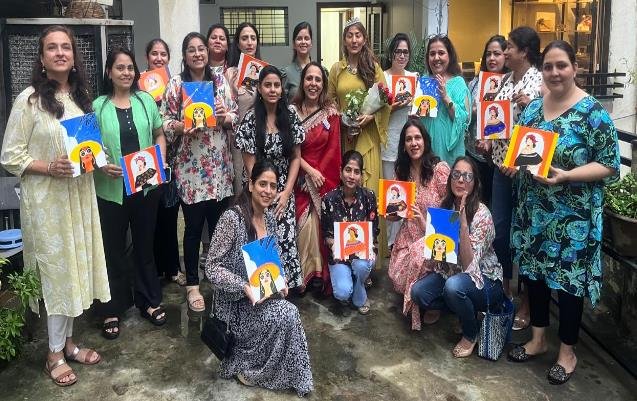 Sip and Paint – A Creative Evening for Rotary Ladies