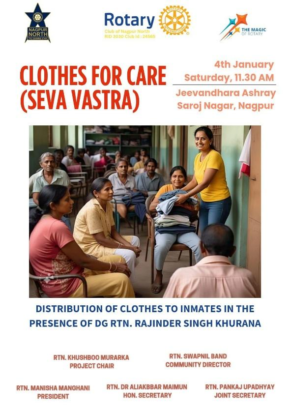 Seva Vastra Project – DG Visits Jeevandhara Happy Home
