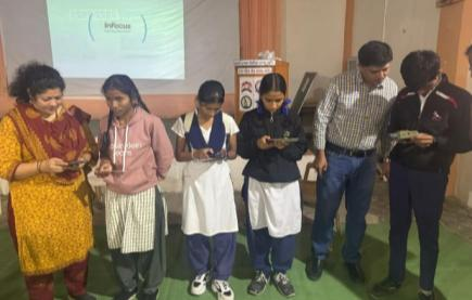 Workshop on Ideal Study App at 3 Interact Schools