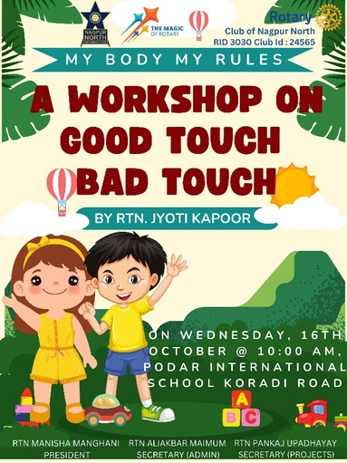 Good Touch, Bad TouchSession Organized in PodarSchool, Koradi Road
