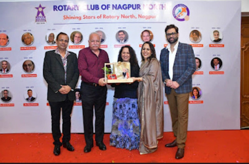 An Evening to Remember:Rotary Club of Nagpur North’s Charter Celebration Shines with Joy, Riddles and Rhythms April 2025