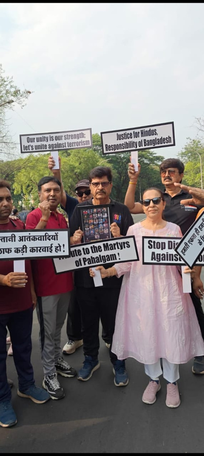 Solidarity in Nagpur by RCNN:Candle Shanti March for Phalgam Victims