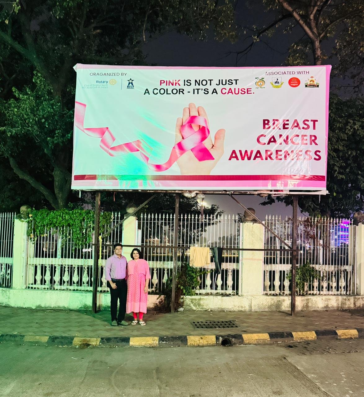 City Shines in Pink on Breast Cancer Awareness day