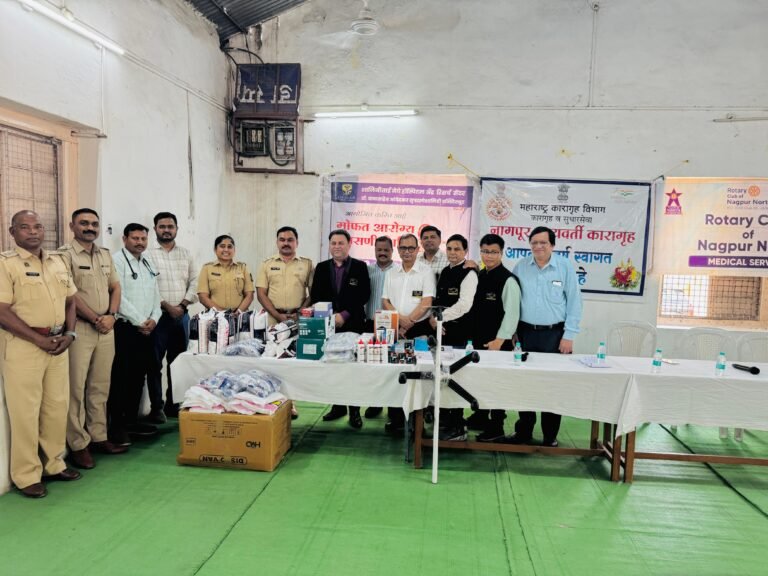 Mega medical check up camp at Central Jail Nagpur