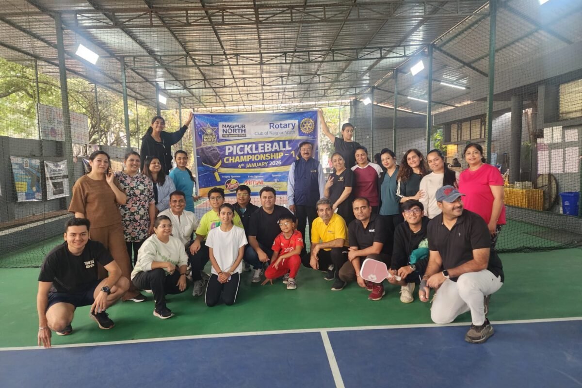A pickleball tournament